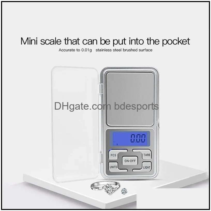 100g/200gx 0.01g /0.1g jewelry pocket scales high precision gold diamond jewelry weight balance electronic scales