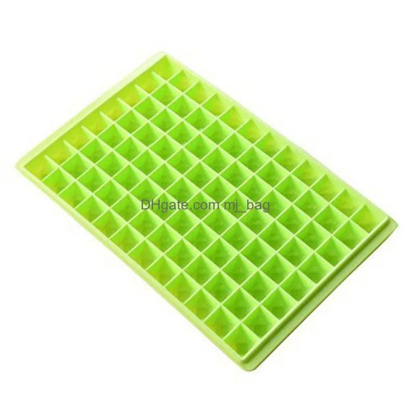 pp ice cube tray moulds 96 grids reusable square ice cube mold summer ze ice cream maker kitchen bar diy drink accessory vt1527