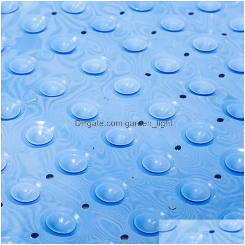 35x65cm bath mats antislip massage mat bathroom pierced pvc safe pad with suction cups bath nonslip mat bathroom accessories dh0757