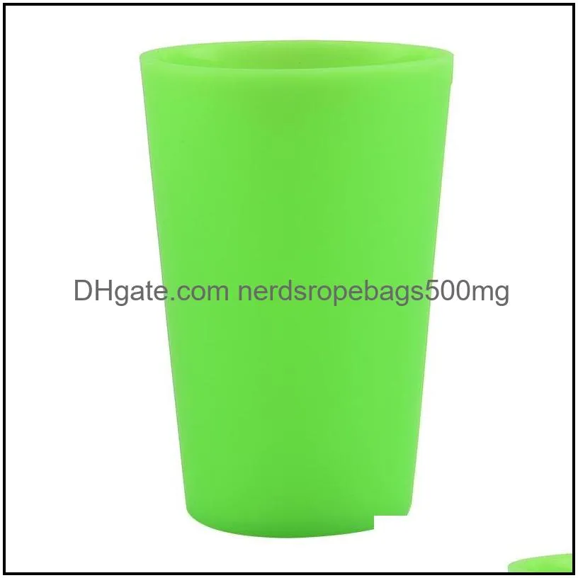 reusable silicone wine glasses portable printed outdoor beer drinking cup for travel picnic pool camping