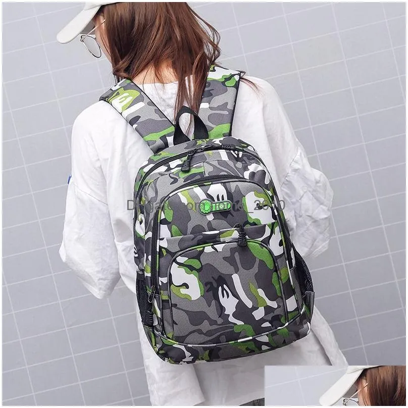 camouflage backpack large capacity outdoor travel backpack schoolbag students youth boy girl school bag vt2012