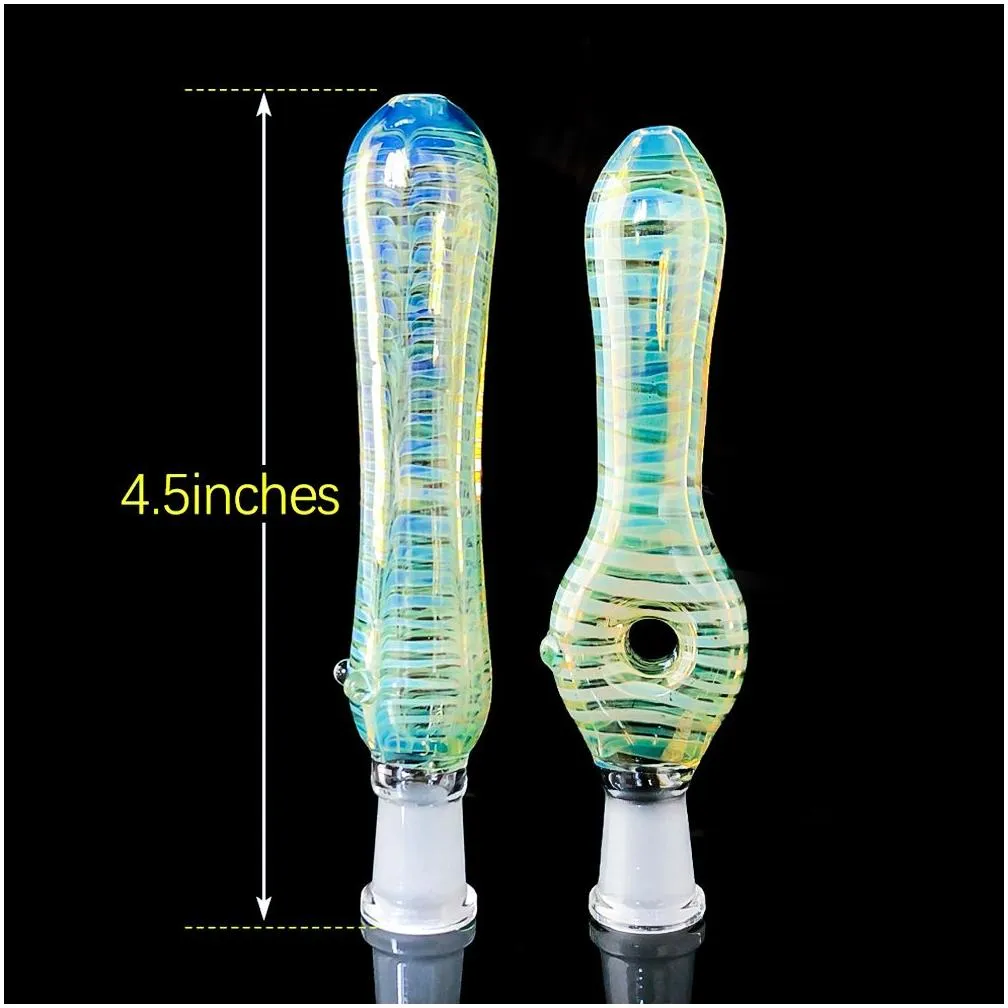 glass nectar collector kit with quartz tip dab straw oil rig silicone smoking pipe glass pipe 