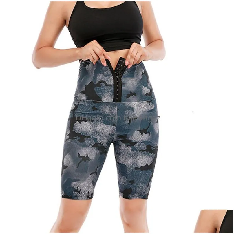 womens shaper sauna pants camouflage waist trainer body shaper belly slimming leggings reducing girdles corset shapewear workout fitness