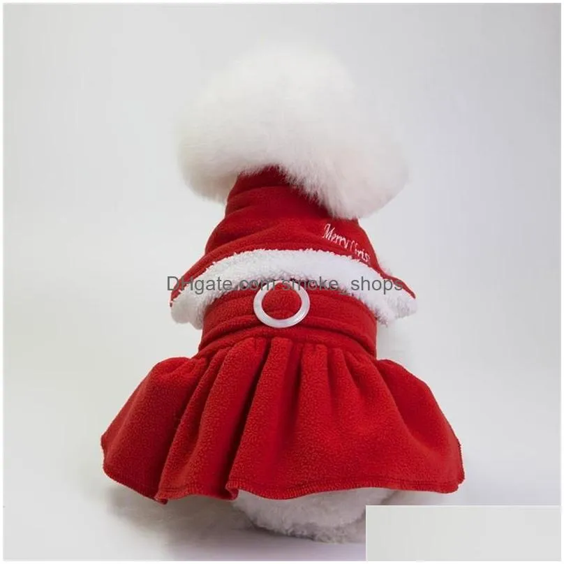 christma dog jacket winter warm pet dog clothes for small dogs coat pet clothing costume puppy clothes jackets santa claus