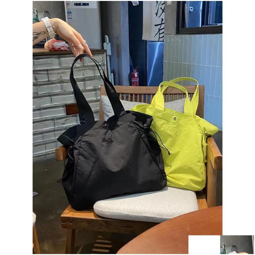 Lu tote bag outdoor bags shopper bag 18L Women handbag designer bag Gym Running Outdoor Sports Travel Phone Coin Purse Casual Belt Cross Body Pack