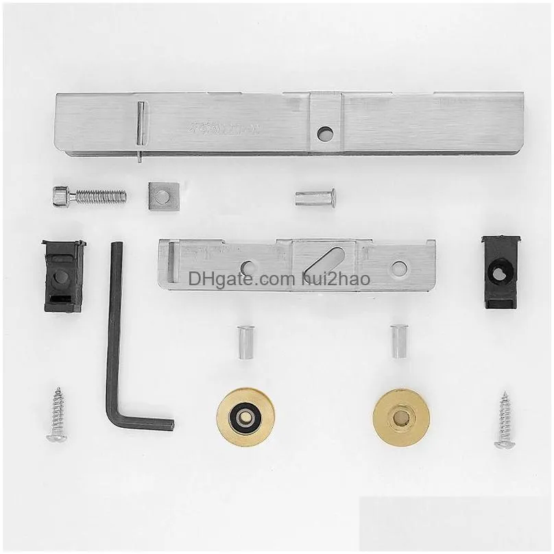 sliding door plastic steel window pulley aluminum alloy roller muted brass wheel household hardware part