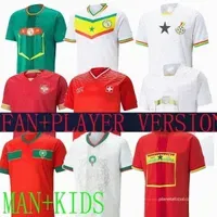 2022 2023 Morocco soccer jersey Senegal MANE Hakimi Ghana 22 23 away player version Switzerland maillot Serbia MAHREZ KOUYATE football uniforms shirt 00YL#