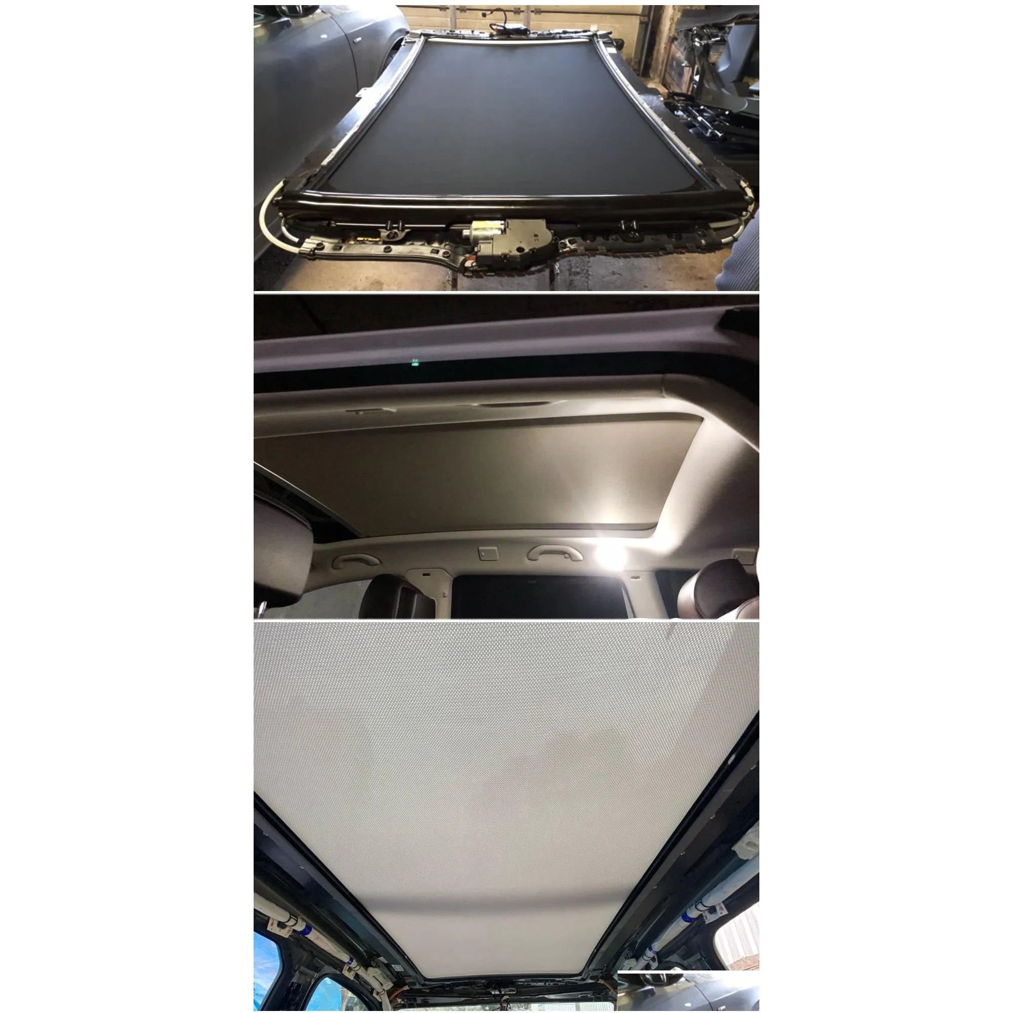 Universal Sun Visor Face Shield Roller skylight shutter sunroof car interior curtain Auto Shutter Sunroof Sunshade Curtain Cloth