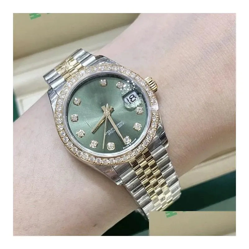 Top high quality Designer watches diamond watch women perpetual Automatic Mechanical 31mm Stainless Steel watch Ladies Movement Luminous Sapphire Original