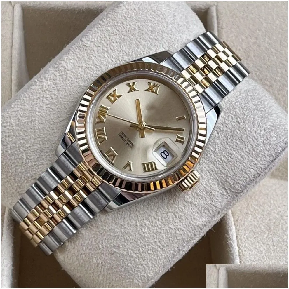 Top high quality Designer watches diamond watch women perpetual Automatic Mechanical 31mm Stainless Steel watch Ladies Movement Luminous Sapphire Original