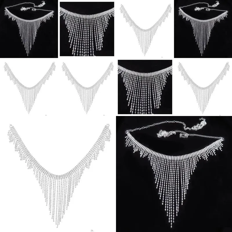 Chains Belts Bling Silver Gold Waist Chain Waistband Women Summer Shirt Dress Wide Metal Rhinestone Tassel Fringe Strap Stretch sexy