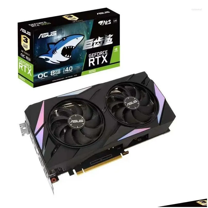 Graphics Cards ASUS ATS RTX3050 O8G GAMING RTX 3050 Support AMD Intel Desktop CPU LHR
