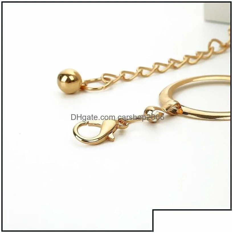 Belly Chains Simple Metal Ring Chain Body Female Personality Retro Cold Wind Geometric Waist 20220 T2 Drop Delivery Jewelry Dhgc8