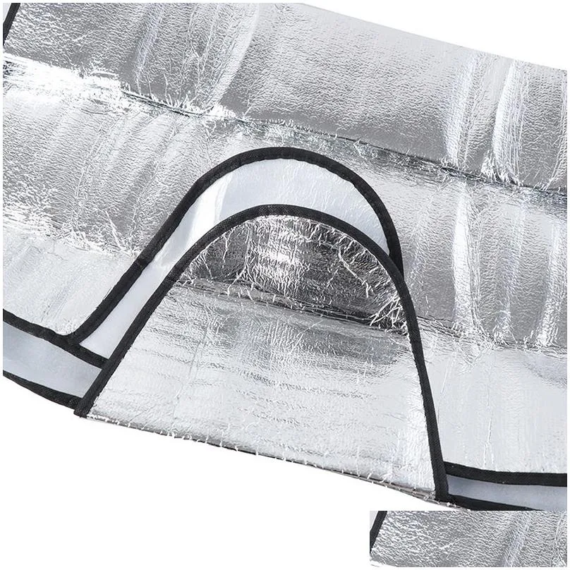 Car Sunshade Snow Awning Front And Rear Aluminum Foil 150x70cm Sun Blind Curtain Windshield Sun Visor Cover UV Protective Ice