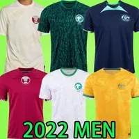 22 23 Qatar Soccer Jersey 2023 SAUDI ARABIA Camisetas De Futbol home away third Men Adult short sleeve Football Shirt Uniforms top 2022 2023 national K3JL#