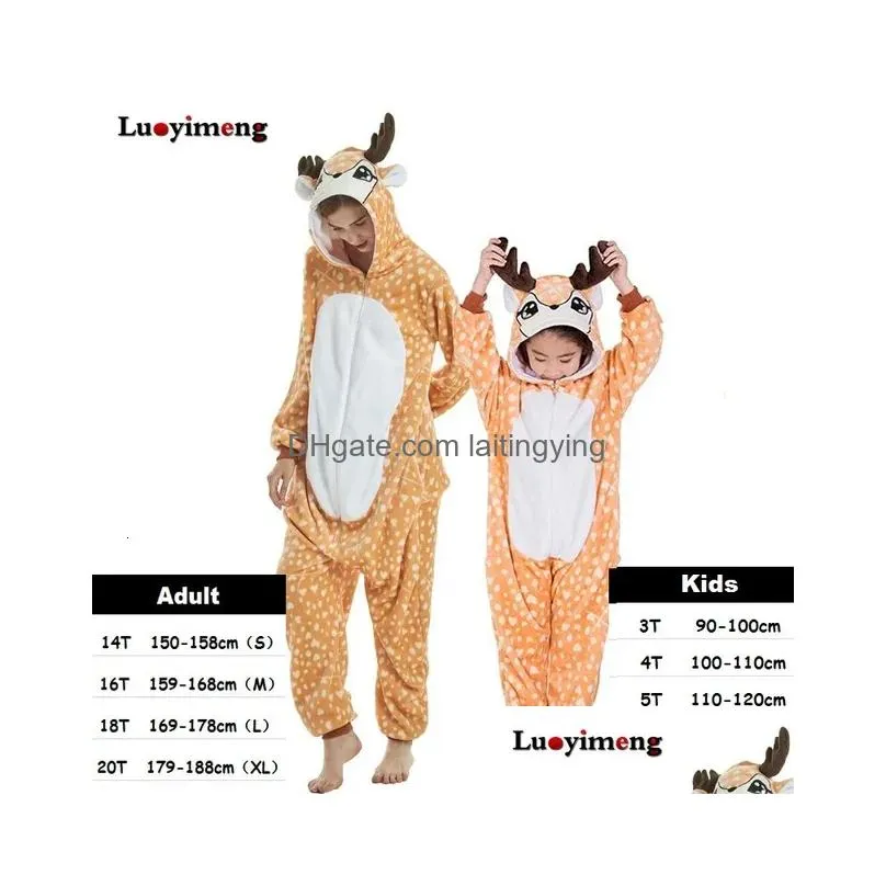 pajamas winter animal wolf onesie kids kigurumi pajamas unicorn sleepwear for women pyjamas jumpsuit girl boy blanket sleepers overalls