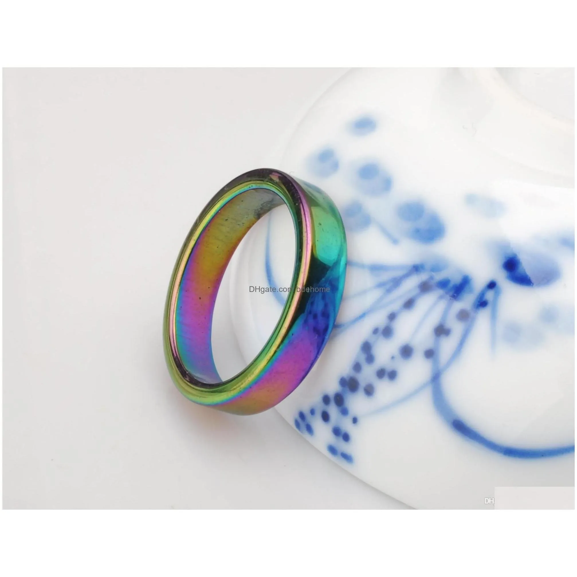 Smart Rings Magnetic Ring Mticolor Couple Jewelry Men And Women Finger Code Drop Delivery Dhrxs