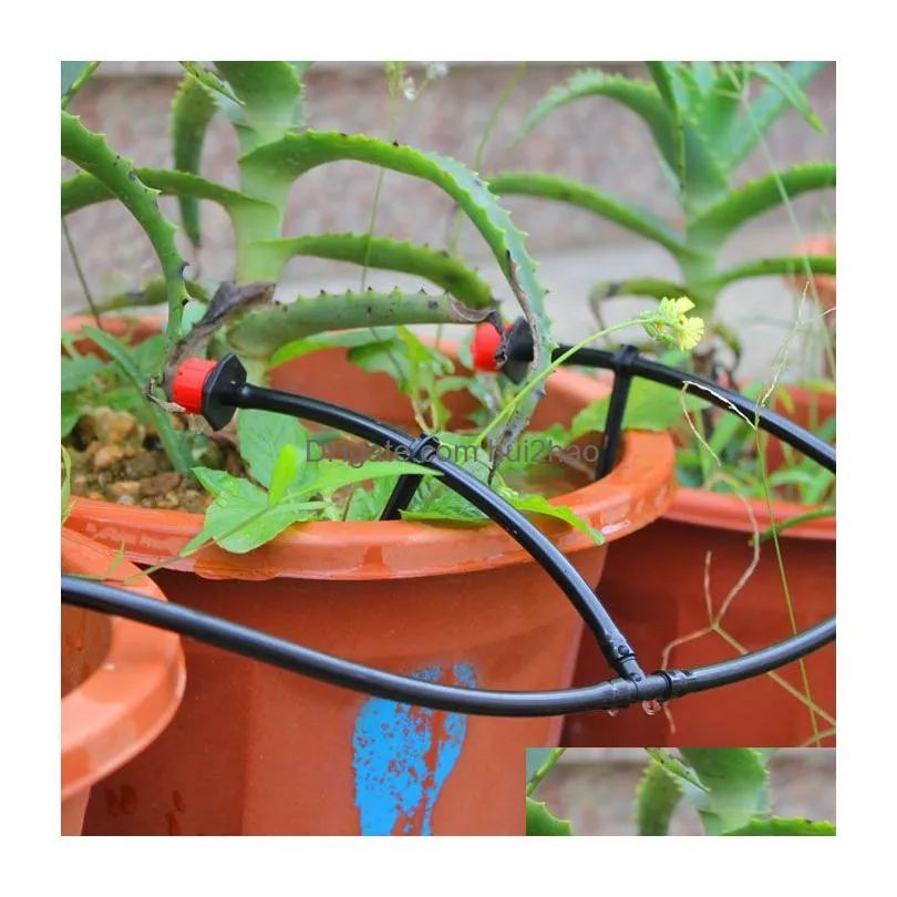 50 pieces drip irrigation dripper adjustable micro sprinkler greenhouse garden lawn irrigation tool water-saving