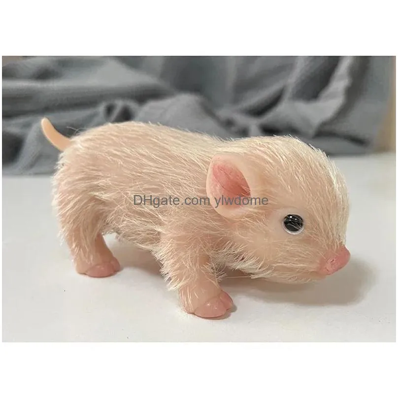 Dolls Dolls 5 Inch Simation Soft Sile Pig Doll Toy Body Hairy Kids Xmas Gift 231027 Drop Delivery Toys Gifts Dolls Accessories Dhj4V