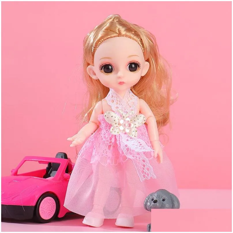 Dressable Mini Doll Toys Princess Girl Doll Set Cute Pink Set Lori Suitable for 1-6 Years Girls Children`s Dolls Bag DHL