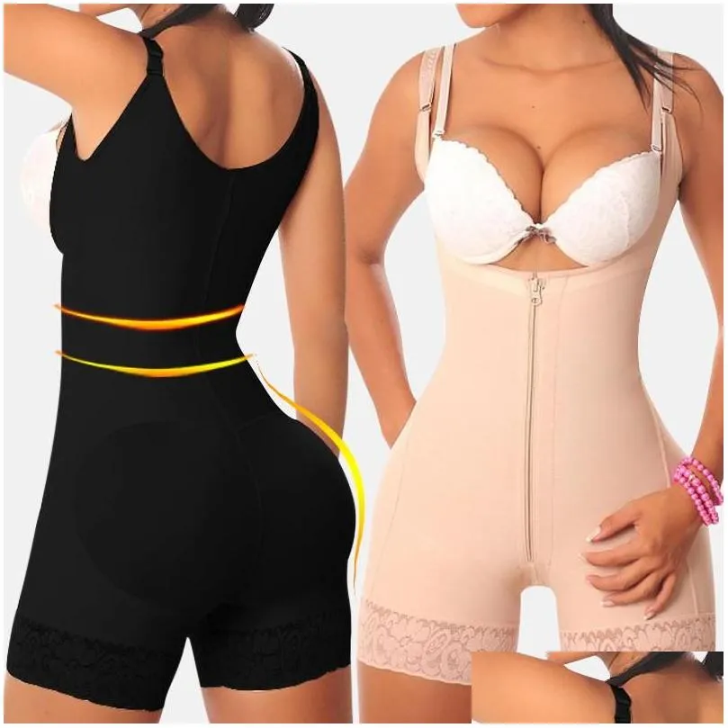 Colombian Latex Body Shaper For Women Post Parto Girdle With