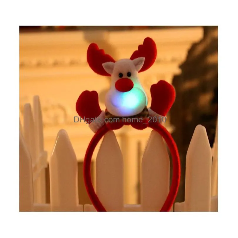 christmas headband santa claus elk snowman children adult headwear ornament christmas decors party cosplay happy year 220815