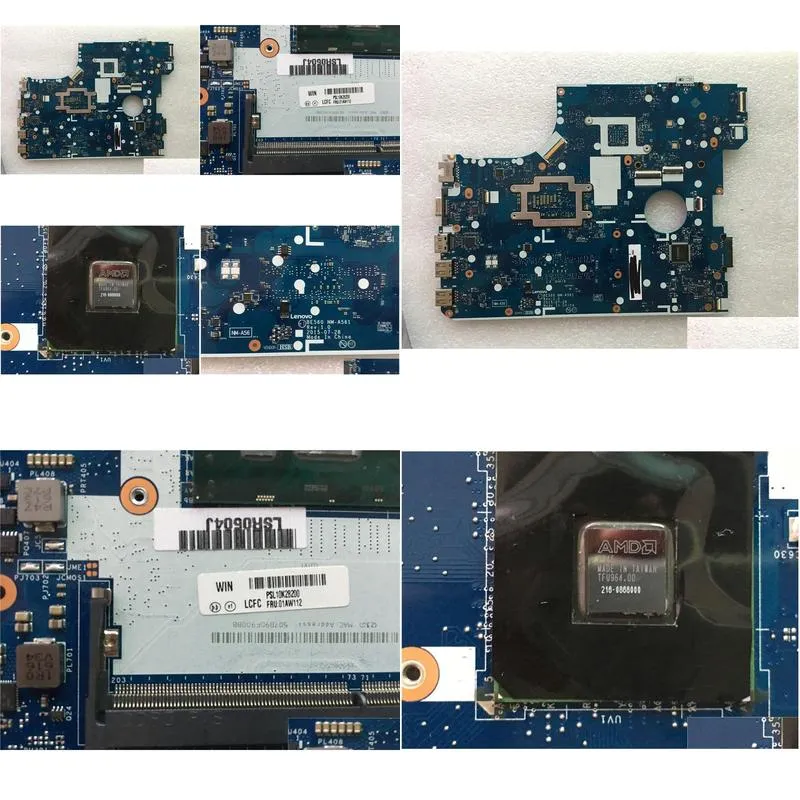 Original laptop  Thinkpad E560 motherboard main board i7-6500U with Graphic display card NM-A561 01AW112