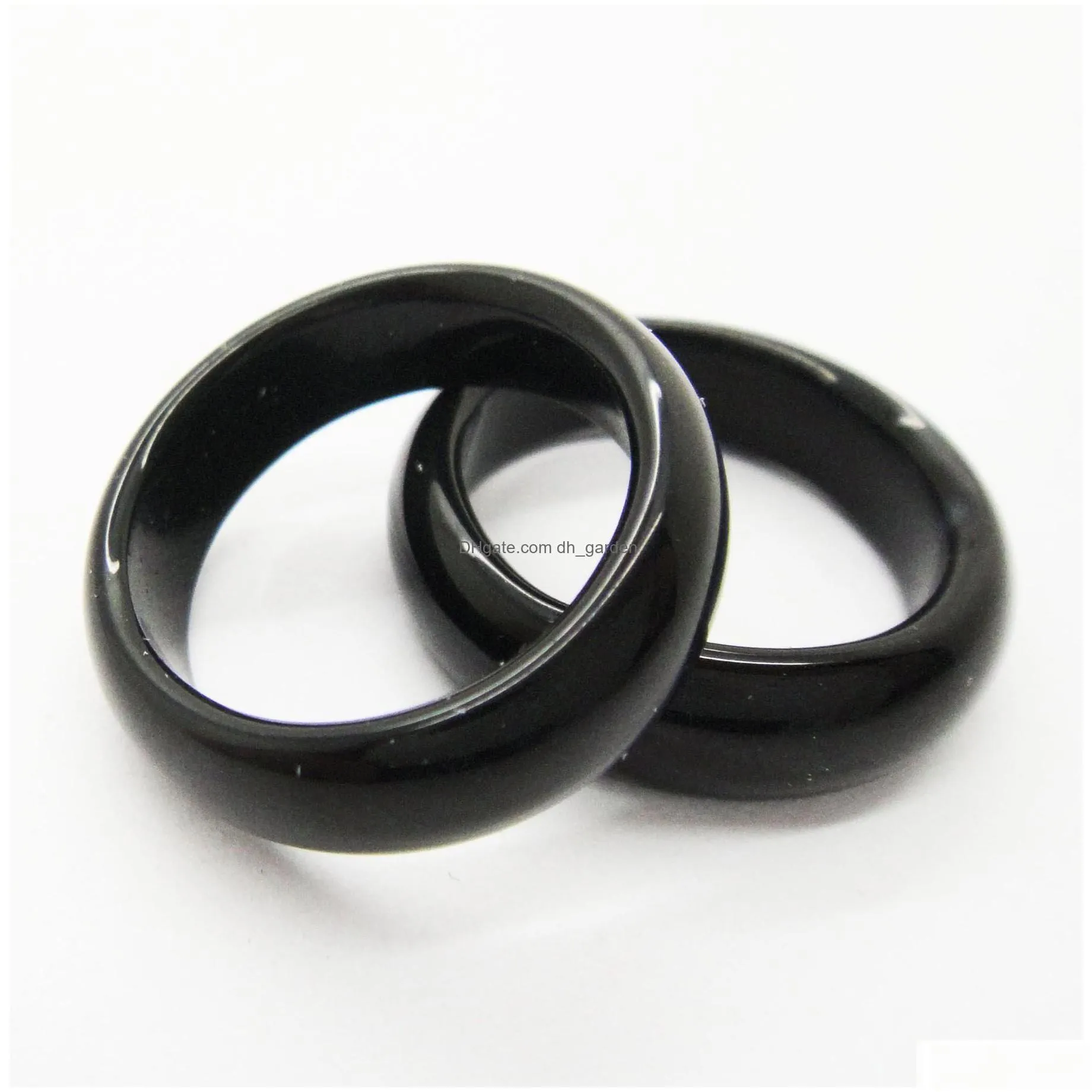 Smart Rings 4T Agate Curved Ring For Men And Women Can Be Stacked Suitable Wedding Engagement Drop Delivery 202 Dhmzn