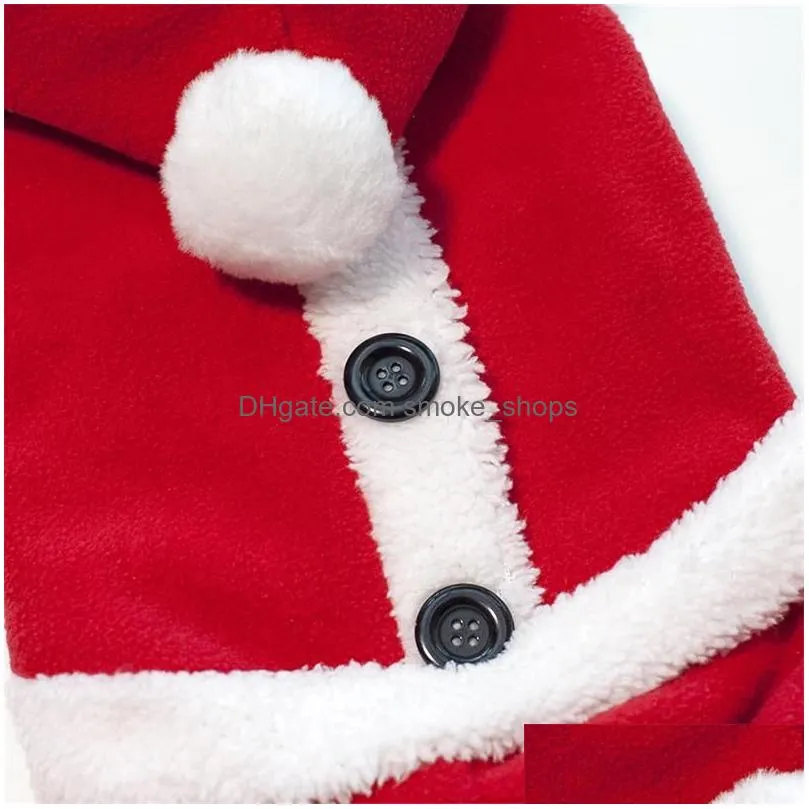 christma dog jacket winter warm pet dog clothes for small dogs coat pet clothing costume puppy clothes jackets santa claus