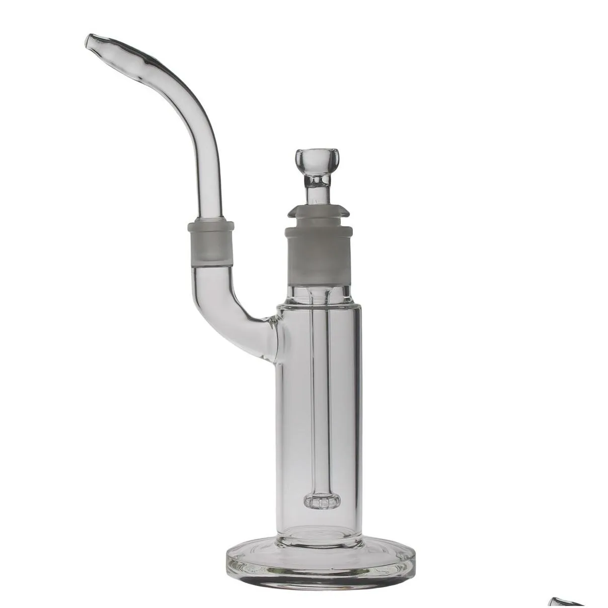 SAML GLASS 35cm Height Glass Bong Diffusion Smoking Water Pipe Added Tall With Ash Catcher Dab Rig Vapor Joint size 18.8mm PG3057(Improved