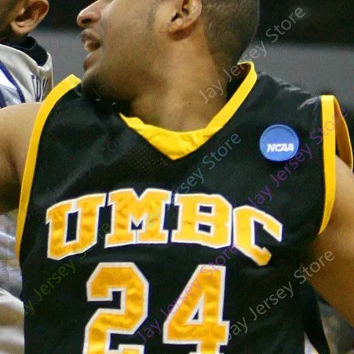 Custom 2020 UMBC Retrievers Basketball Jersey NCAA College L.J. Owens Darnell Rogers Dimitrije Spasojevic Ricky Council II Brandon Horvath