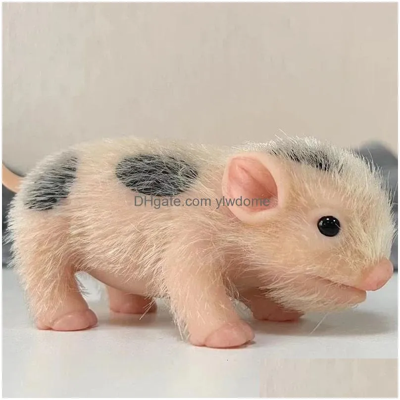 Dolls Dolls 5 Inch Simation Soft Sile Pig Doll Toy Body Hairy Kids Xmas Gift 231027 Drop Delivery Toys Gifts Dolls Accessories Dhj4V