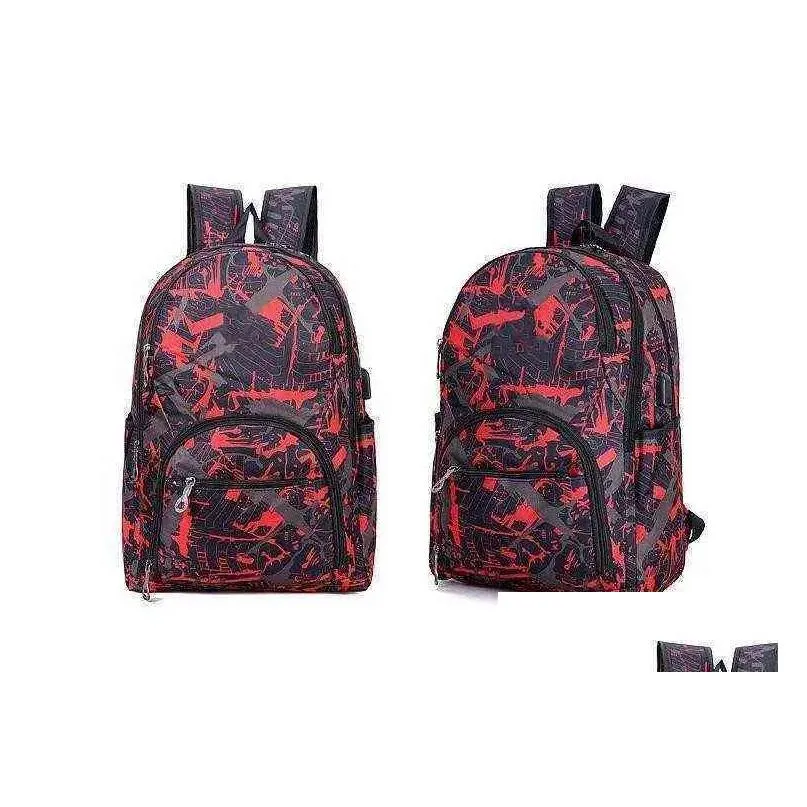 Cheap out door outdoor bags camouflage travel backpack computer bag Oxford Brake chain middle school student bag many colors XSD1004