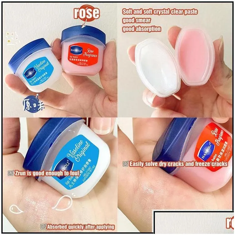 lip gloss pack vaseline hydrating long lasting moisture makeup natural botanical anti-cracked treatment balmlip glosslip wish22 dro