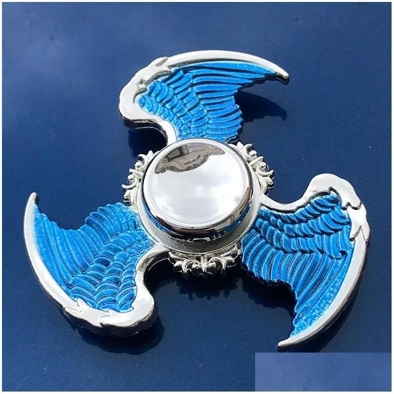 100 types fidget spinner fingertip gyro games hand spinners dragon wings eye decompression anxiety toys for edc aluminium alloy with tin