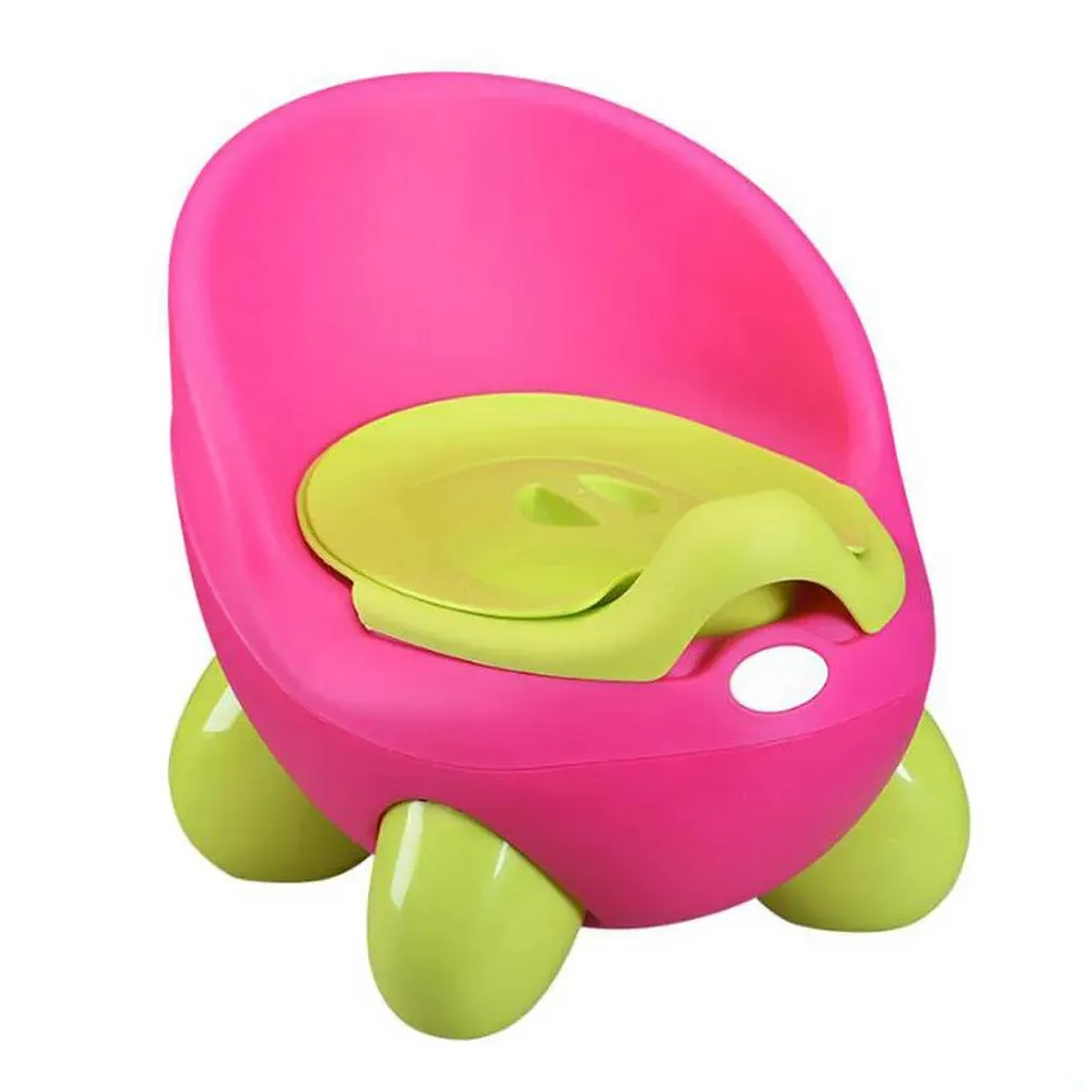 Baby Portable Child Toilet Cartoon Travel Seat Kids Training Potty Chair Cute Plastic Urinal Potty Colorful Pot For Children LJ201110