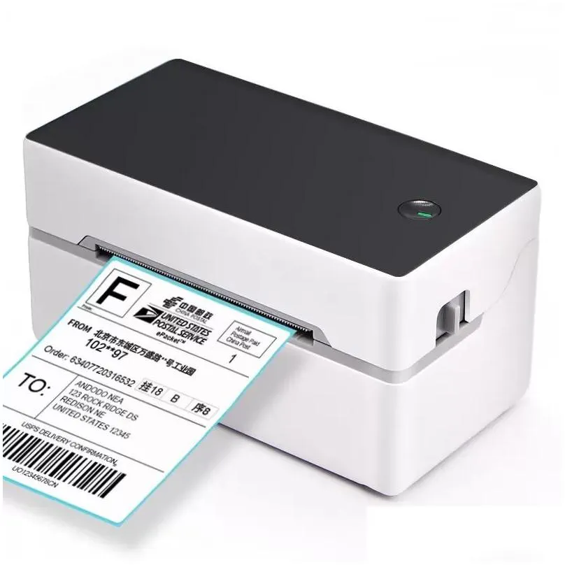 Thermal Label Printer 4 inch 110mm for adhesive stickers printing with Bluetooth USB interface