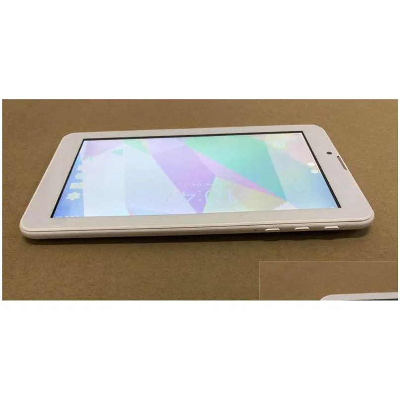 168 3G 7 Inch Phabet Phone Call Tablet Pc 1024*600 px Capactive Screen Mtk8312 Quad Core Cpu Ram 1GB Rom 8GB ROM Android 7.0 System Gps
