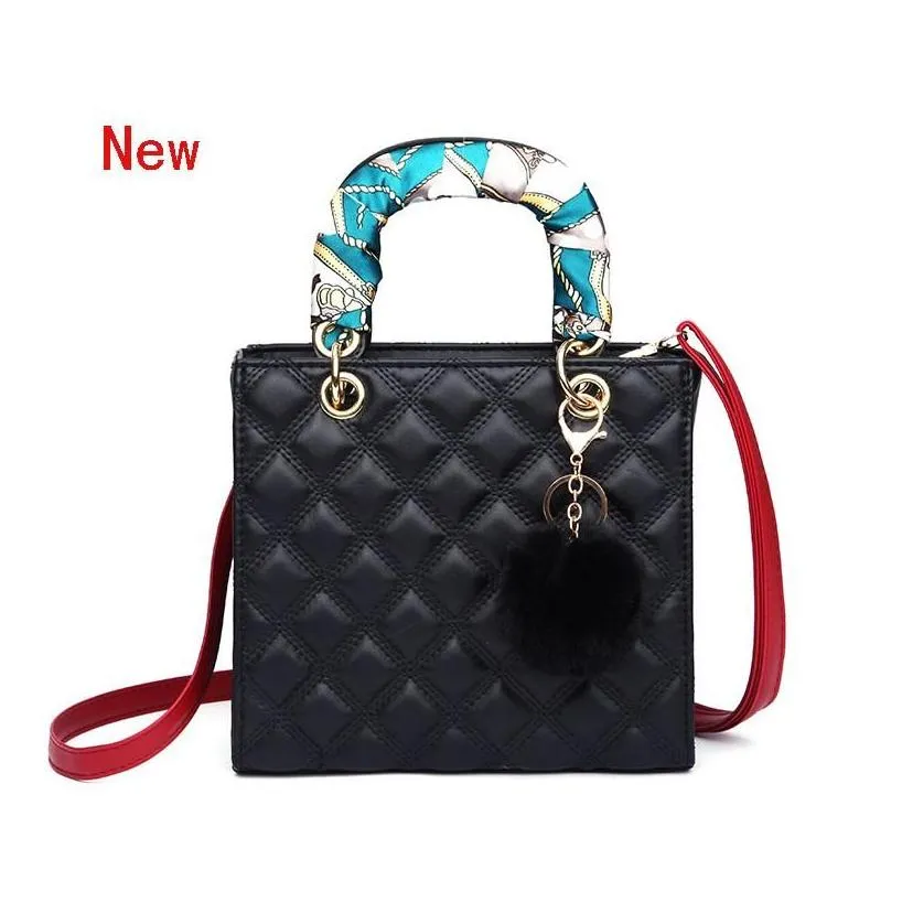 other bags diamond stripe women handbag female luxury designer crossbody bag high quality leather shoder messenger tote clutch purse