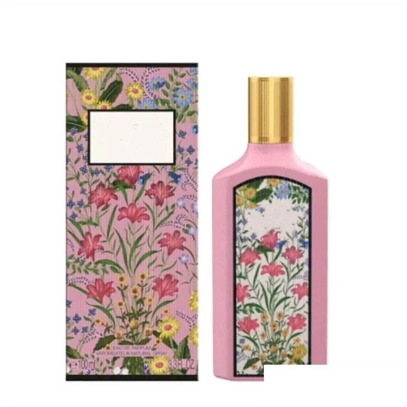 Hot sales Flora Gorgeous Magnolia perfume for women Jasmine 100ml Gardenia Parfum Fragrance Long Lasting Smell Lady Girl Woman Floral Flower Scent Spray