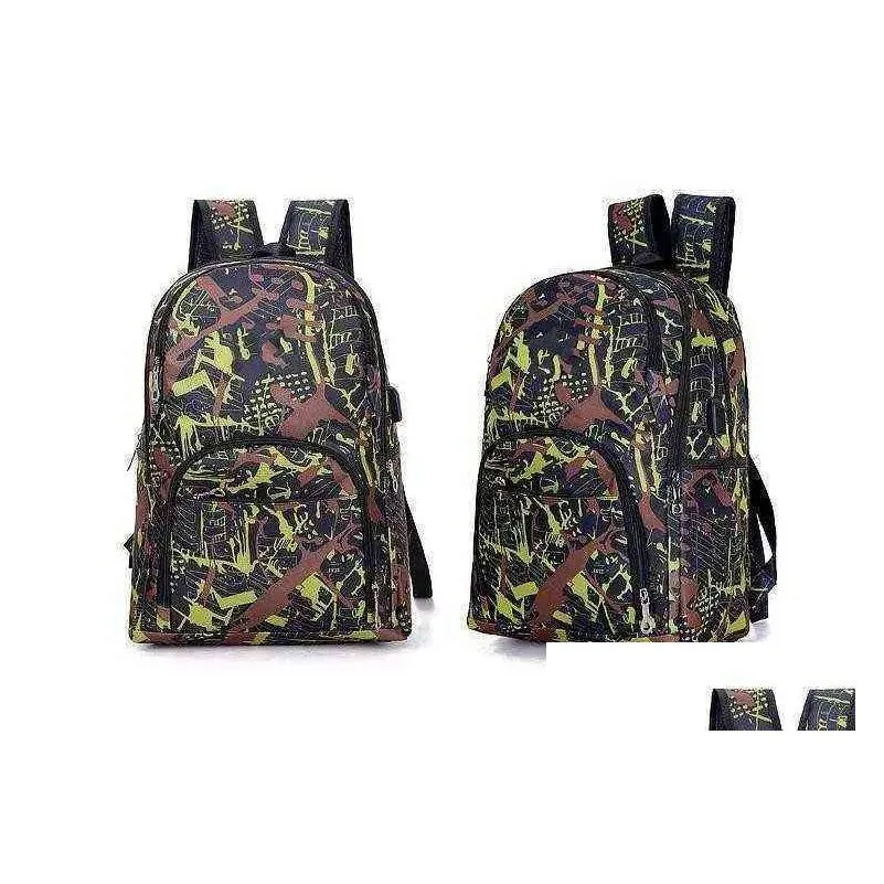 2025 TOP QUALITY out door outdoor bags camouflage travel backpack computer bag Oxford Brake chain middle school student bag many colors