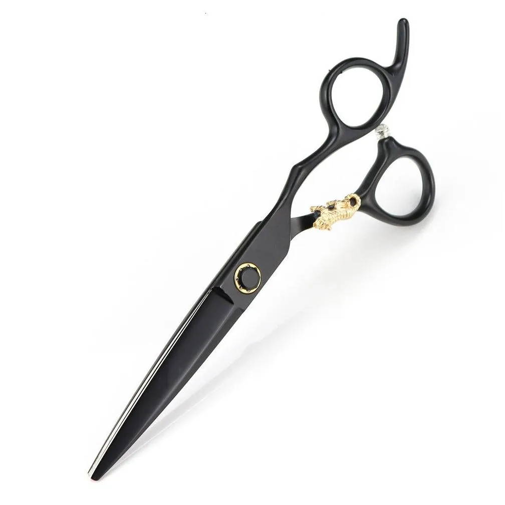 Hair Scissors professional JP 440c steel 6 Bearing tiger hair scissors haircut thinning barber makas cutting shears hairdressing