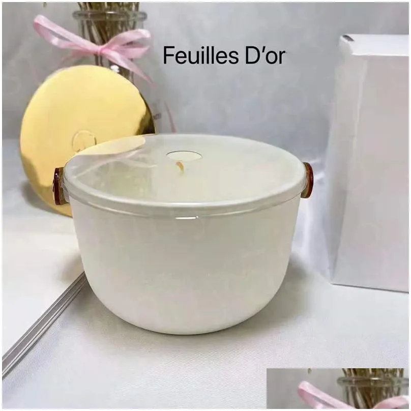 Factory direct designer luxuries Perfume Candle fragrance Solid 220g Blanche with sealed gift box perfumes spray charming incense free fast