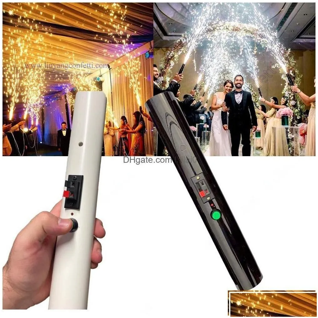 other event party supplies hand held cold pyro shooter ignition hine reusable fireworks fountain portable firing system wedding st