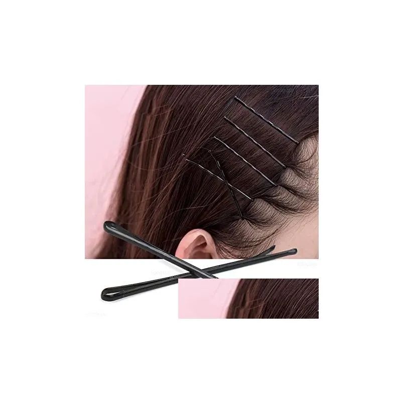 120Pcs Black Small Clip Hair Clip Hairpin Korean Simple Black Wire Hair  Pins Invisible Hairpin Disposable