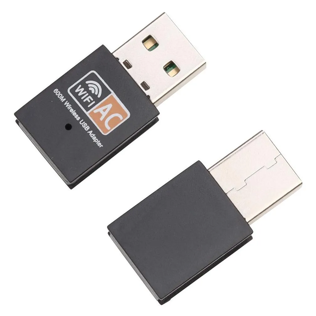 600Mbps USB WiFi Adapter Dual Band 2.4G / 5GHz Wireless Wifi Dongle Mini Lan 600M Wi-fi Adapters Ethernet Receiver