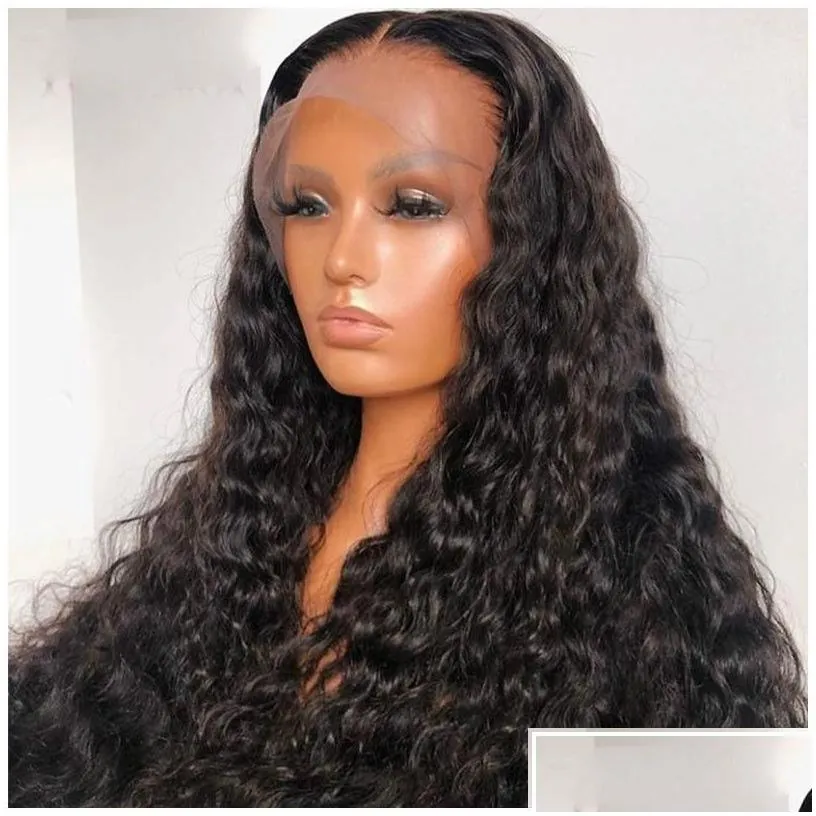 lace wigs loose curl 250 density 13x6 front human hair 360 frontal wig brazilian remy water wave 30 inch fl you may drop delivery prod