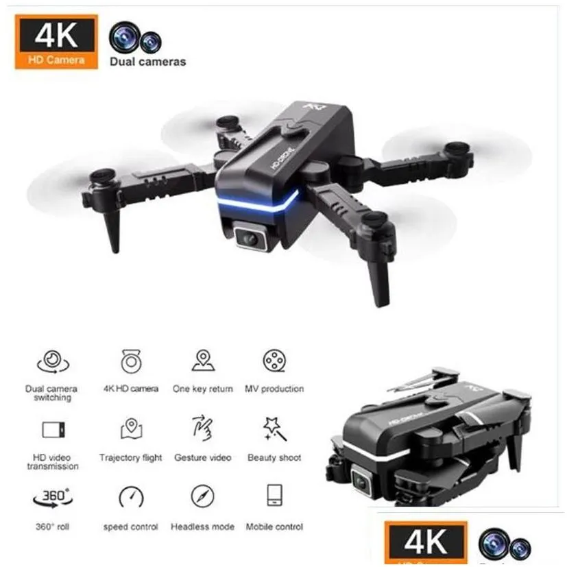 electric/rc aircraft 50 off mystery box drone with 4k camera for adts kids drones remote control clogodile head boy christmas birthd