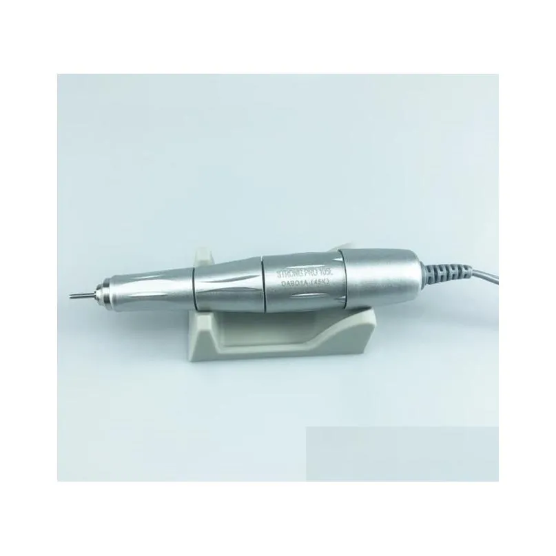 45000rpm silver handpiece strong 210 pro 105 105l 65w nail drills manicure machine pedicure electric file bits1585924