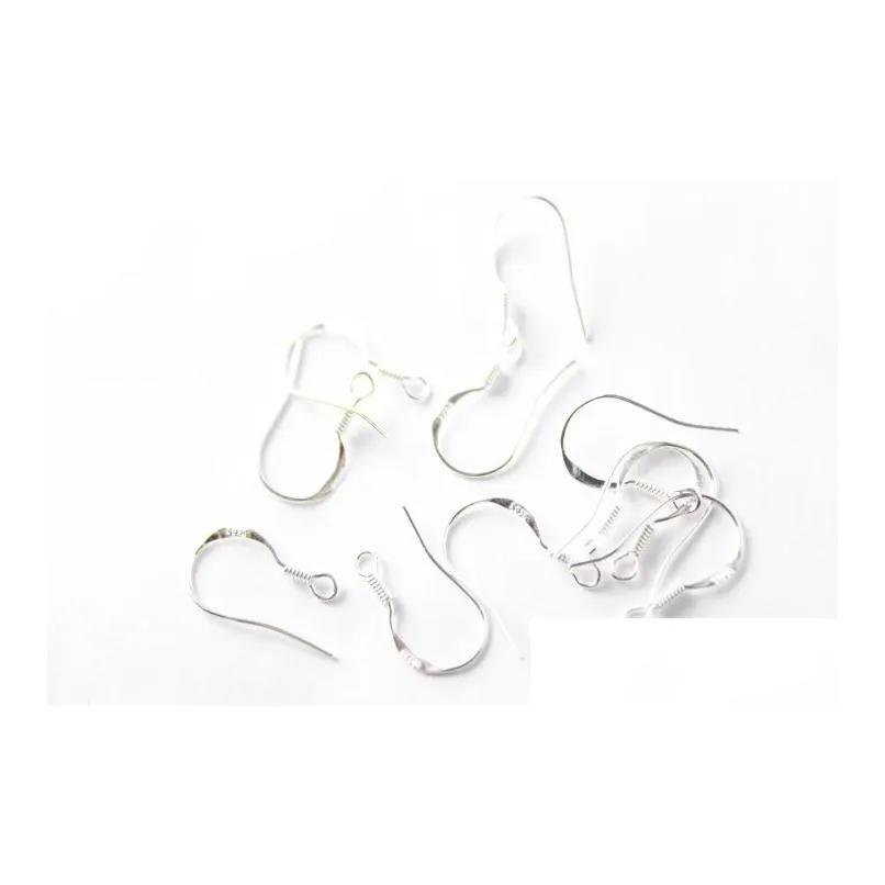 Clasps & Hooks 925 Sterling Sier Earring Findings Fishwire Hooks Jewelry Diy Ear Wire Hook Fit Earrings For Making Bk Lots Drop Delive Dha2C